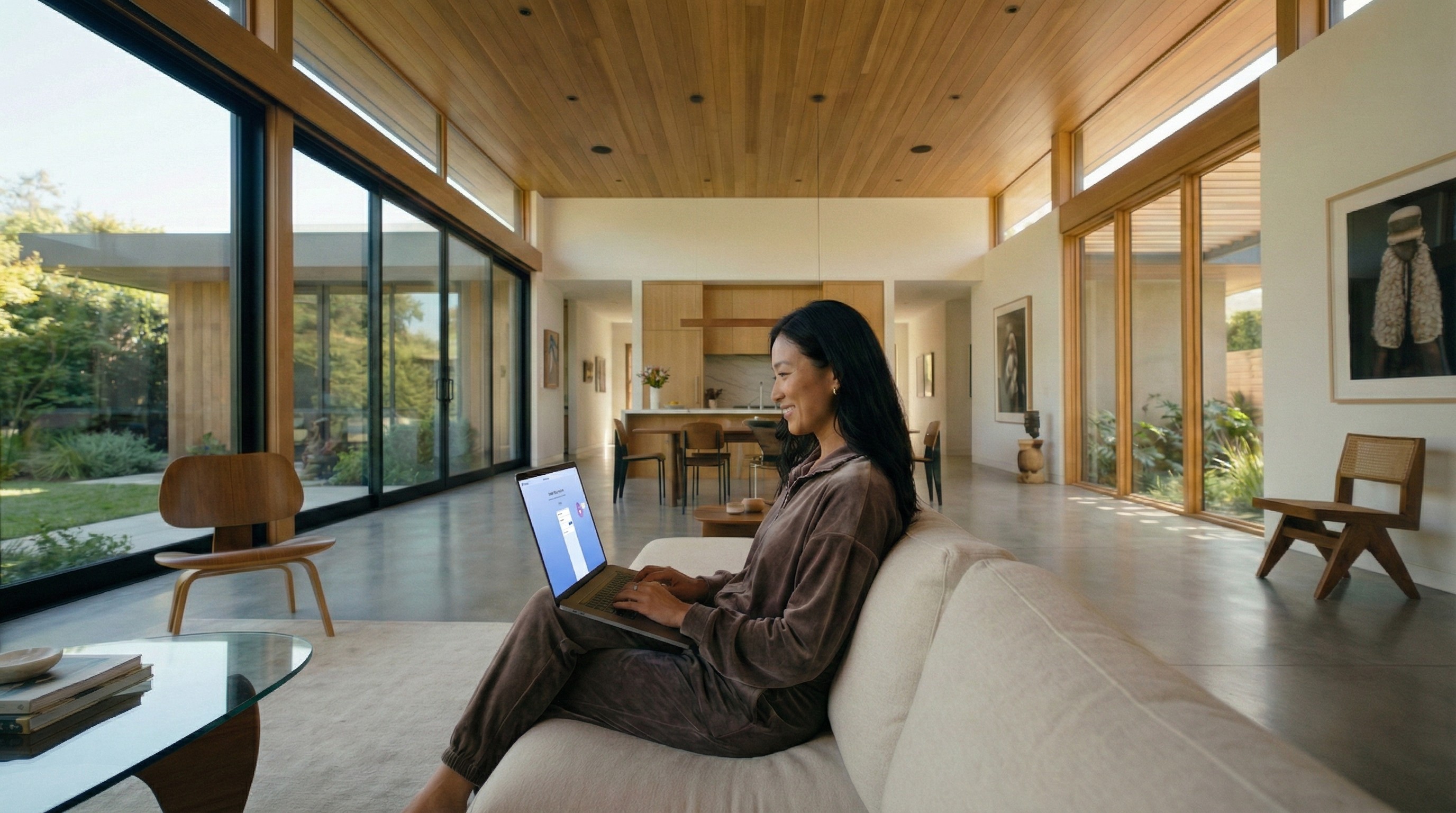 A person using Trello's redesigned onboarding on a laptop